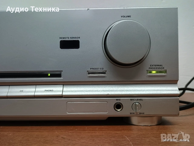 Качествен транзисторен немски стерео усилвател X4-TECH с активно охлаждане. , снимка 5 - Ресийвъри, усилватели, смесителни пултове - 53288631