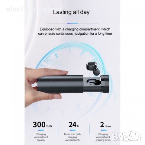 Блутут безжични B9 TWS Bluetooth 5 стерео слушалки хендсфри HIFI Sport MIC AUTO Gaming Music Headset, снимка 2 - Слушалки, hands-free - 31233381
