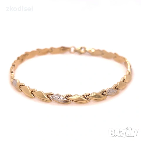 Златна дамска гривна 3,75гр. 19,0см. 14кр. проба:585 модел:38210-3