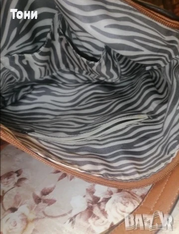 Нова Голяма Дамска Чанта Изцяло от Естествена Кожа , снимка 7 - Чанти - 50778224