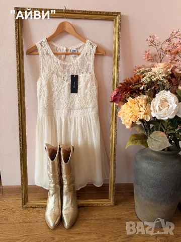 VERO MODA Дамска прекрасна рокля, снимка 10 - Рокли - 53999364