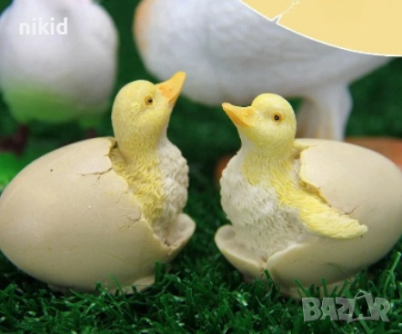 3D Пиле в яйце силиконов молд форма фондан шоколад свещ гипс украса