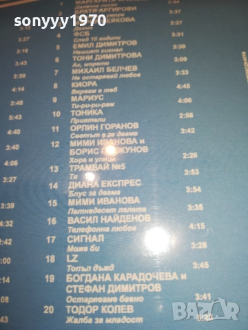 40-ТЕ НАЙ-ХУБАВИ БГ ПЕСНИ ЗА ВСИЧКИ ВРЕМЕНА Х2 ЦД 0910251744, снимка 12 - CD дискове - 52000815