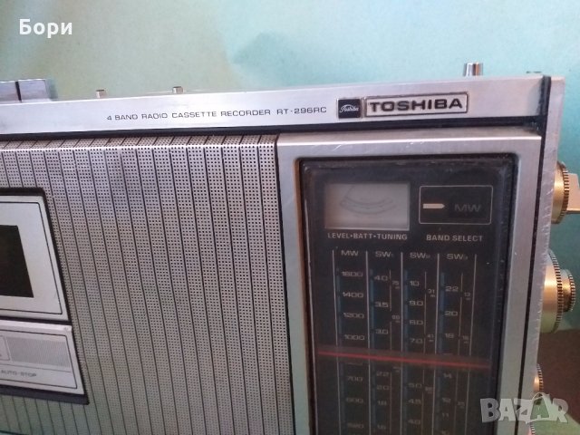 TOSHIBA RT 296 RC Радиокасетофон, снимка 2 - Радиокасетофони, транзистори - 31617071