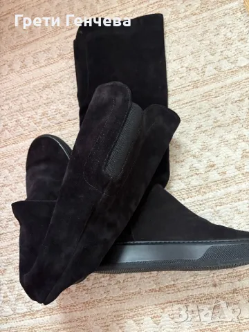 Дамски ботуши GABINA номер 39 естествен велур, снимка 3 - Дамски ботуши - 50075851