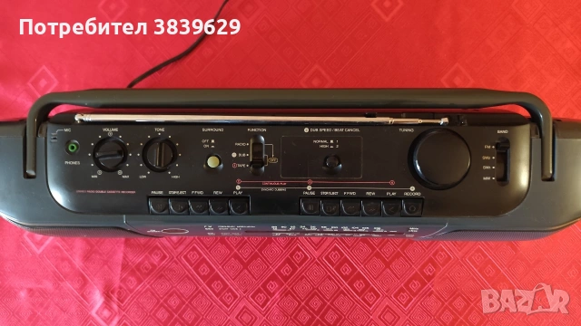 Радиокасетофон SANYO, снимка 2 - Радиокасетофони, транзистори - 53935949