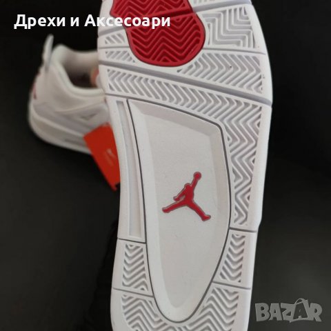 Nike Air Jordan retro 4 Metalic Red Нови оригинални обувки 42 Маратонки Кецове размер номер 42 Найк, снимка 8 - Кецове - 37921576