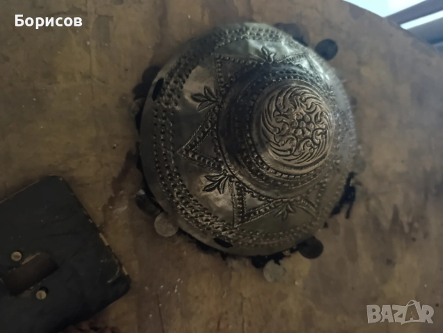 Стар възрожденски тепелък,сачан,голям-14,5см, снимка 3 - Антикварни и старинни предмети - 53937164