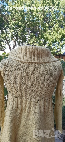 ръчно изплетена памучна жилетка , снимка 5 - Жилетки - 51855409