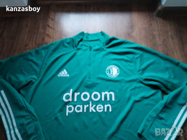ADIDAS feyenoord 2020-21 track jacket - мъжка футболна блуза 2ХЛ, снимка 3 - Спортни дрехи, екипи - 52919173