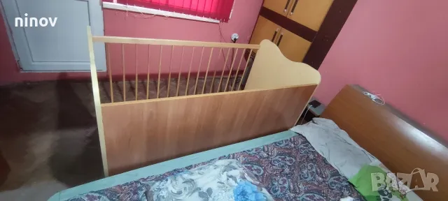 Дечко легло с шкафове , снимка 4 - Бебешки легла и матраци - 50411346