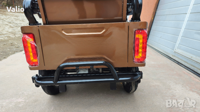 Електрическа триколка двуместна товарна 1000W, снимка 7 - Мотоциклети и мототехника - 44773287