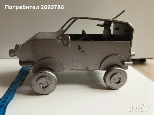 Ръчно изработена количка , снимка 4 - Антикварни и старинни предмети - 50374397