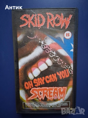 Видеокасета VHS SKID ROW 