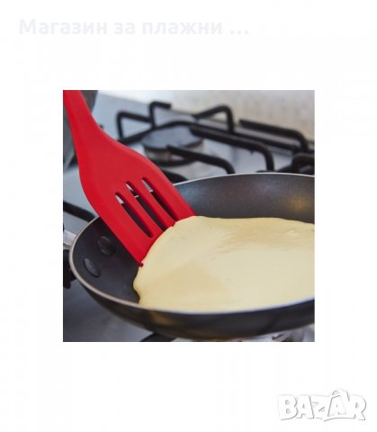 КОМПЛЕКТ ОТ 5 БР. КУХНЕНСКИ ПРИБОРИ ОТ УСТОЙЧИВ СИЛИКОН, ЧЕРВЕНИ - код 1749, снимка 7 - Прибори за хранене, готвене и сервиране - 33986999