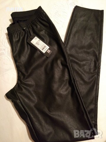 Луксозен черен дамски кожен клин