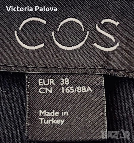 Рокля-риза COS твърд памук Швеция , снимка 4 - Рокли - 52021931