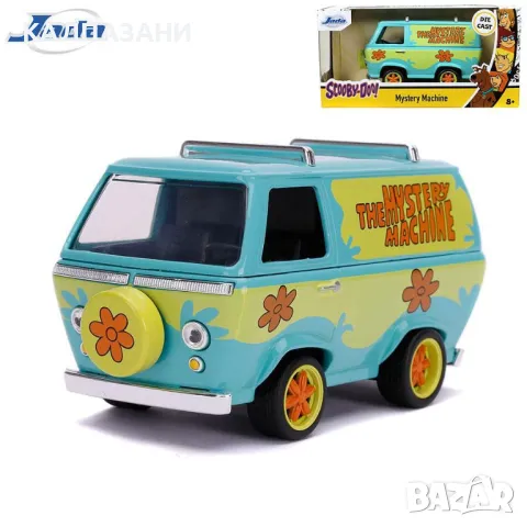 Jada Scooby Doo Мистериозната машина на Скуби Ду 253252011, снимка 2 - Коли, камиони, мотори, писти - 48066264