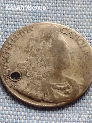 Сребърна монета 6 кройцера Карл шести Хал Свещена Римска Империя 13652, снимка 5 - Нумизматика и бонистика - 42899838