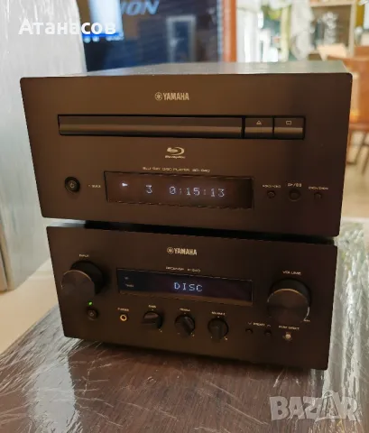 Yamaha R 840 усилвател с тунер и BD-940 Blu-ray плейър и дистанционно , снимка 9 - Ресийвъри, усилватели, смесителни пултове - 48832322