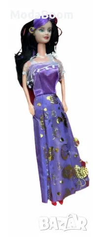 Вълшебни кукли – Елегантност в бяло, синьо и лилаво, снимка 5 - Кукли - 48875986