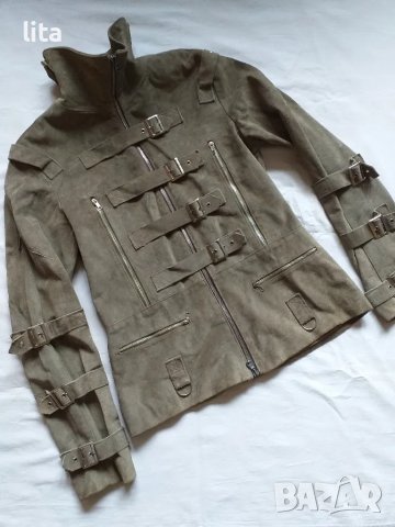 Кожено яке Размер М, снимка 2 - Якета - 49328565