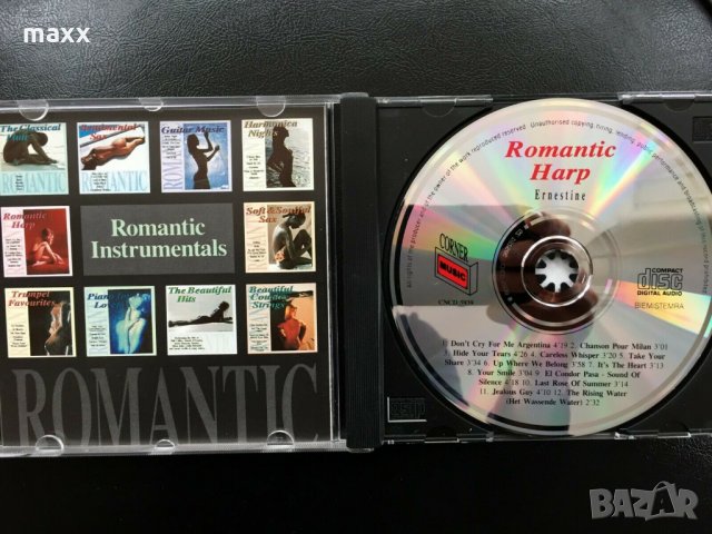 CD диск Ernestine  – Romantic Harp, 1992, снимка 3 - CD дискове - 29134893