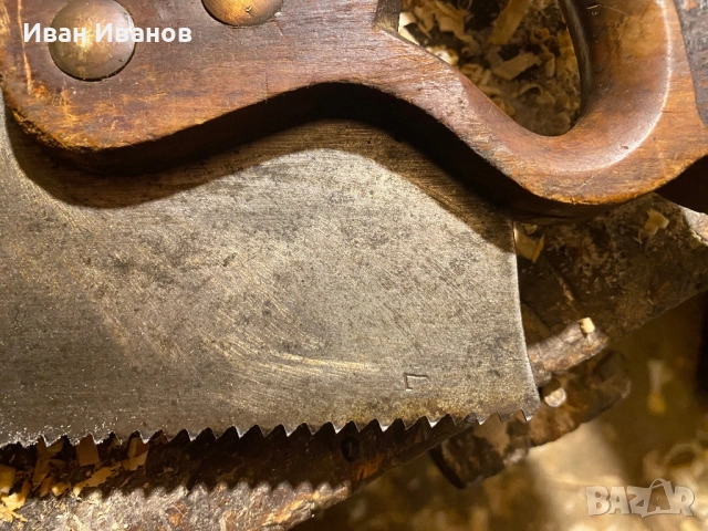 Дърводелски трион Spear and Jackson, над 90-годишен, снимка 3 - Други инструменти - 52451239