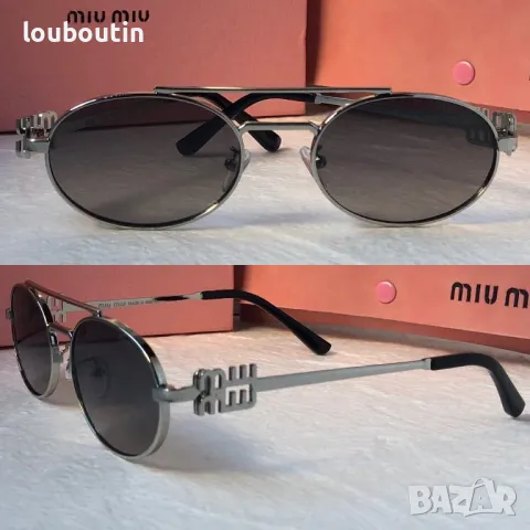 Miu 2024 дамски слънчеви очила елипса овални кръгли 4 цвята , снимка 8 - Слънчеви и диоптрични очила - 47769907