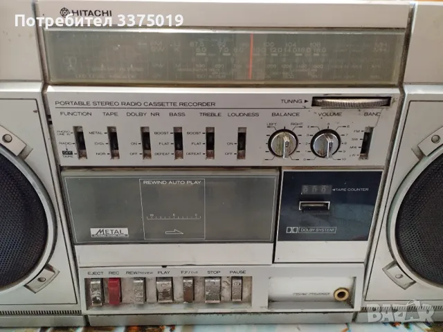 Касетофон Хитачи за части, снимка 4 - Радиокасетофони, транзистори - 48730496