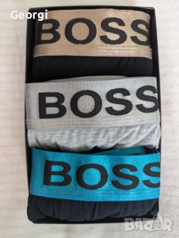 Мъжки боксерки BOSS Промоционална цена за Черен петък ✅, снимка 4 - Бельо - 52333234