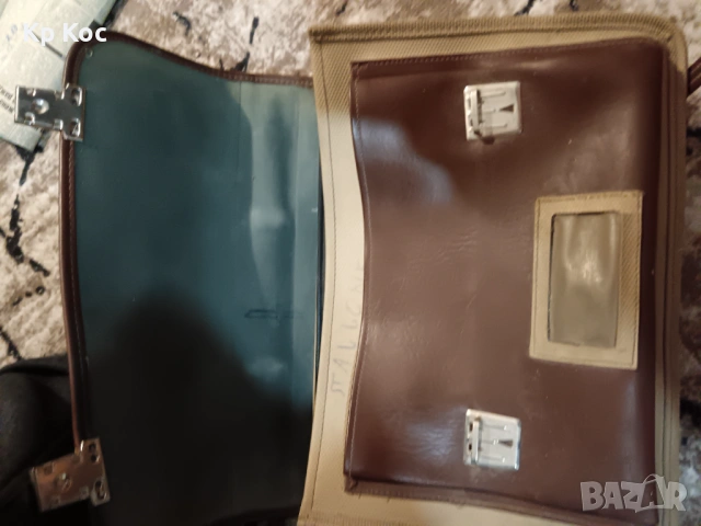 Стара ученическа чанта от естествена кожа, снимка 2 - Чанти - 53116061