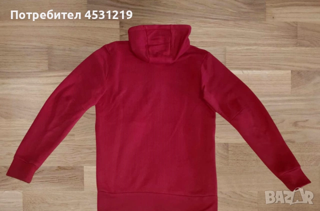 Ватирани суитчери Nike & Adidas RED , снимка 3 - Суичъри - 54323742