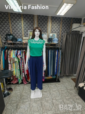 дамска блуза с дантела, снимка 2 - Потници - 51579117