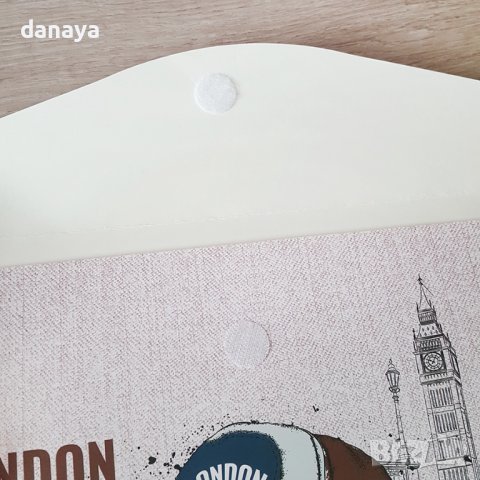 3047 Папка за документи с велкро закопчаване, А4, снимка 5 - Ученически пособия, канцеларски материали - 37800921