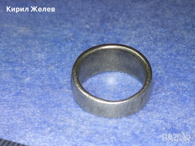 СТАР ВИНТИДЖ СРЕБЪРЕН ПРЪСТЕН Тип ХАЛКА СРЕБРО 925 с ДВЕ ДЕЛФИНЧЕТА 43780, снимка 10 - Пръстени - 44661696