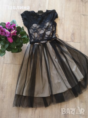 Официална рокля с тюл, снимка 2 - Рокли - 31847148