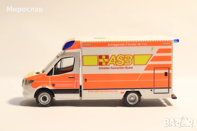 HERPA 1:87 H0 MERCEDES SPRINTER ASB ЛИНЕЙКА МОДЕЛ КОЛИЧКА