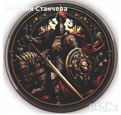 сребърна монета рицар, снимка 3 - Нумизматика и бонистика - 47908103