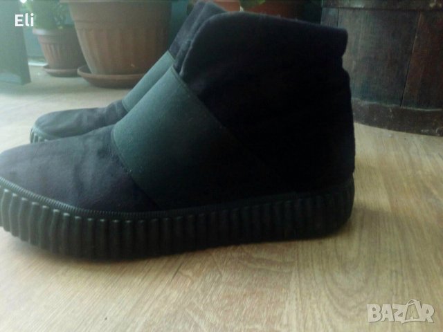 Дамски велурени обувки, снимка 4 - Дамски ежедневни обувки - 19781662