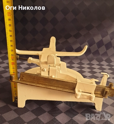 Старинен австрийски кантар L.Gruner, снимка 7 - Антикварни и старинни предмети - 51553405