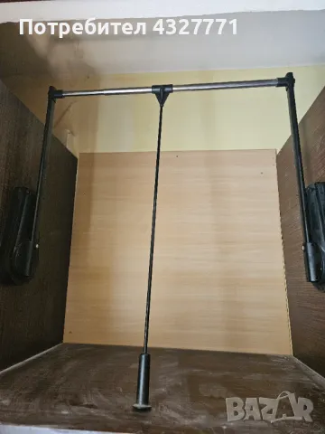 Телескопичен 66 до 106 см падащ лост за гардероб (лифт за гардероб), снимка 4 - Други стоки за дома - 48403354