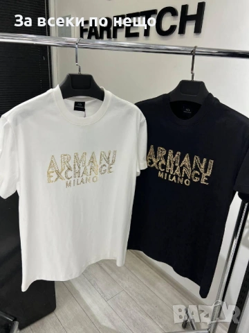 Armani Exchange Мъжка Тениска👕Мъжка Блуза С Къс Ръкав - Налични Различни Цветове Код SА Brand-7, снимка 3 - Тениски - 53881487