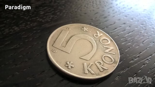 Mонета - Швеция - 5 крони | 1988г., снимка 2 - Нумизматика и бонистика - 29778497