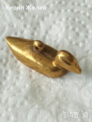 Бронзова фигурка на патица 🦆 44998