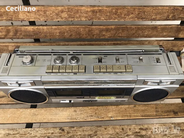 Радиокасетофон Sharp GF 450-за ремонт!, снимка 8 - Радиокасетофони, транзистори - 50165146