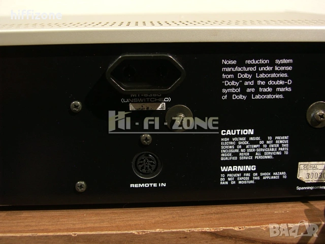 ДЕК   Fisher cr-9000 , снимка 7 - Декове - 54342636