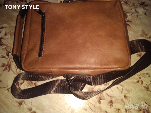 Нова Кожена Мъжка Чанта , снимка 5 - Чанти - 51610569