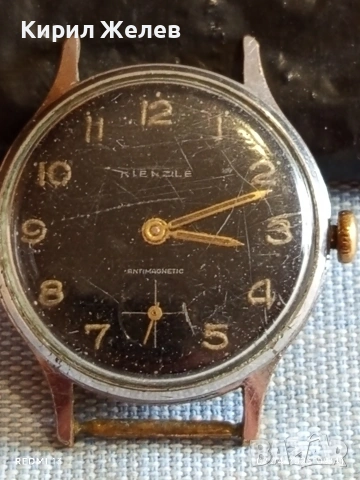 Стар механичен часовник KIENZLE GERMANY рядък за КОЛЕКЦИЯ 54395, снимка 2 - Антикварни и старинни предмети - 54118343