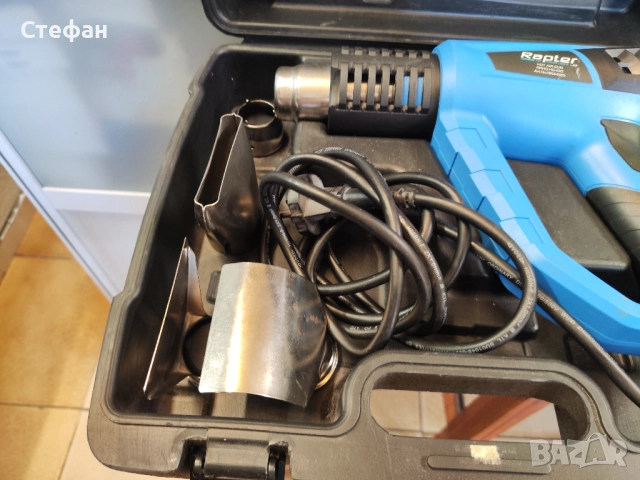 Пистолет за горещ въздух Rapter RR44120 Нов, само е тестван., снимка 4 - Други инструменти - 51963101